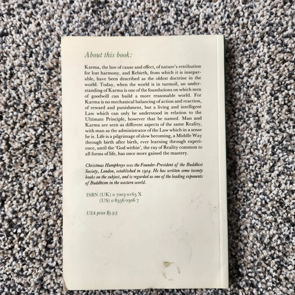 KARMA AND‎ REBIRTH Paperback / softback Book